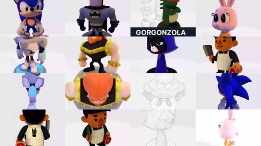 The Ultimate  40 Stylized Models Cute Cartoon 3D Print Pack  3D Model Collection