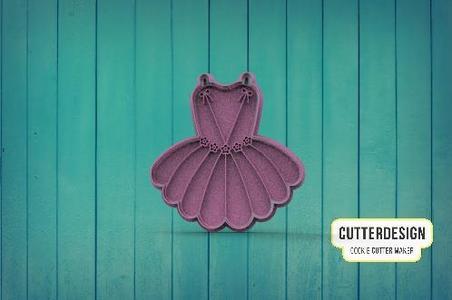 Tutu Ballet Skirt Cookie Cutter M3