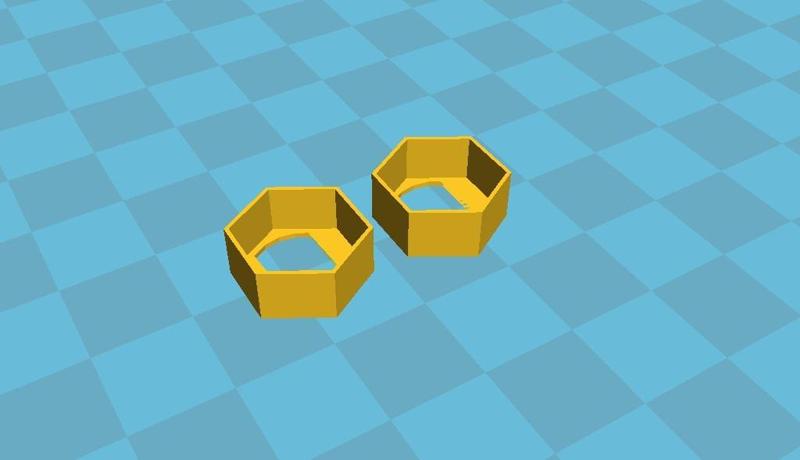 Robo3D Z-Axis Auto-Level Nut Adapter - 11mm Wrench to 13mm Wrench 