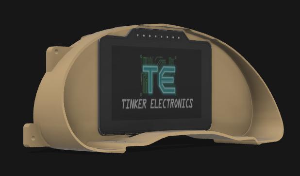 SN95 Mustang 7in Tinker Electronics Dash Mount (1994–2004)