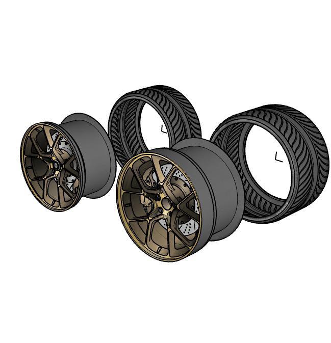 Bugatti Veyron wheels