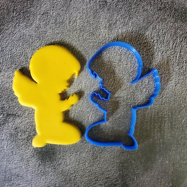 Angel Boy Praying Cookie Cutter
