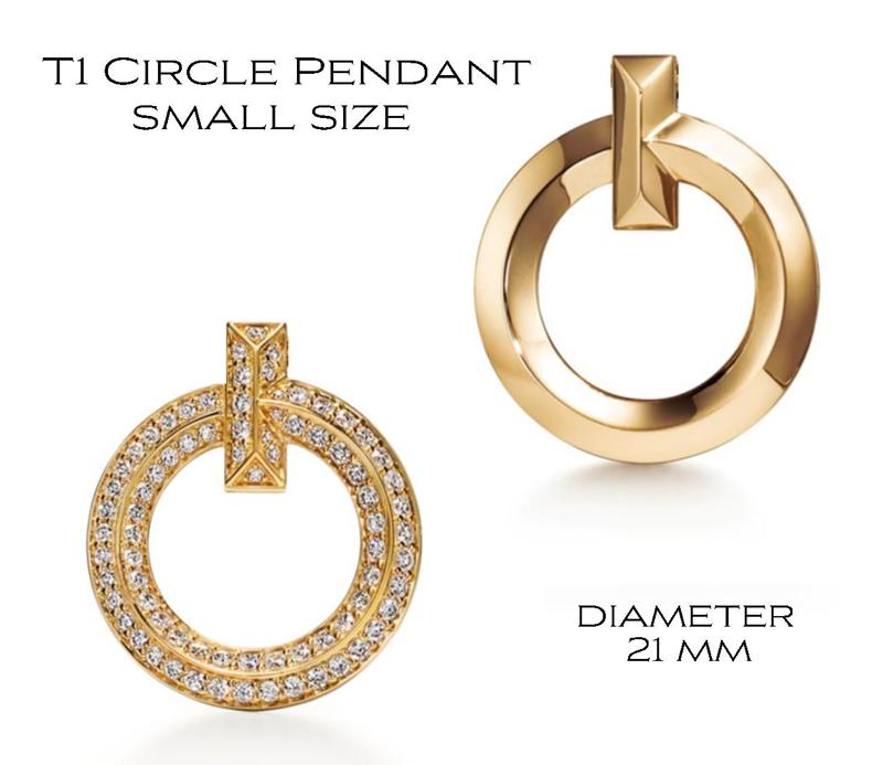 T1 Circle Small Pendant Necklace