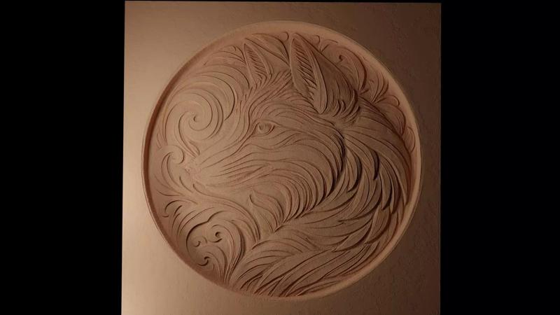 Fox CNC 3d Print High Relief Sand Casting