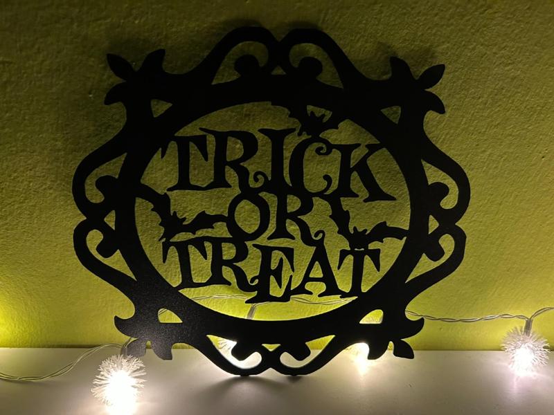 Trick or Treat Wall Art (Window Picture)