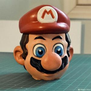 Mario Head  Piggy Bank