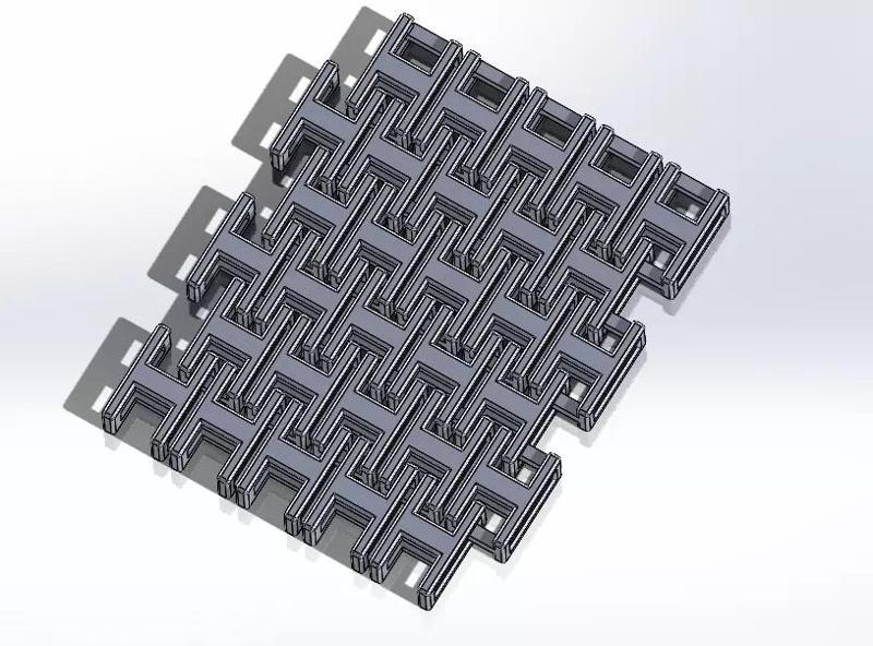 H pattern chain mail