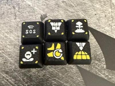 Helldivers 2 Mission Strategem Keycaps