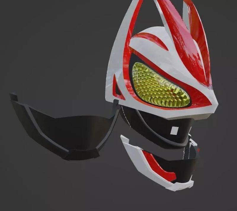 Kamen Rider Geats 3D printable cosplay helmet