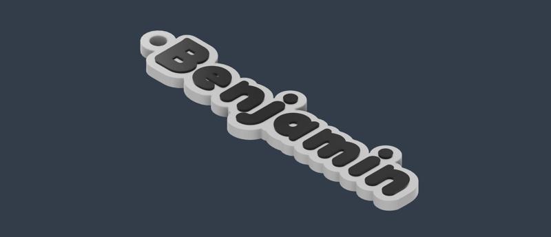 Men's Names Key Ring Pack x10