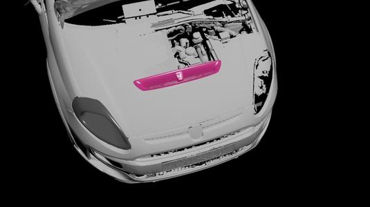 fiat punto evo abarth & esseesse air vent hood 1/1