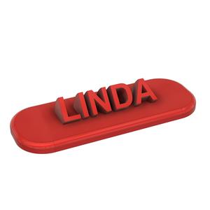 Linda-Name tag