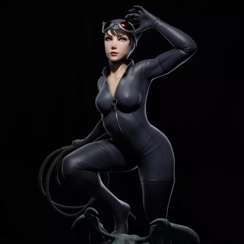 Catwoman 3D Print statue