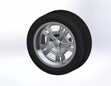 Custom wheels US Mags Flint for your scale model