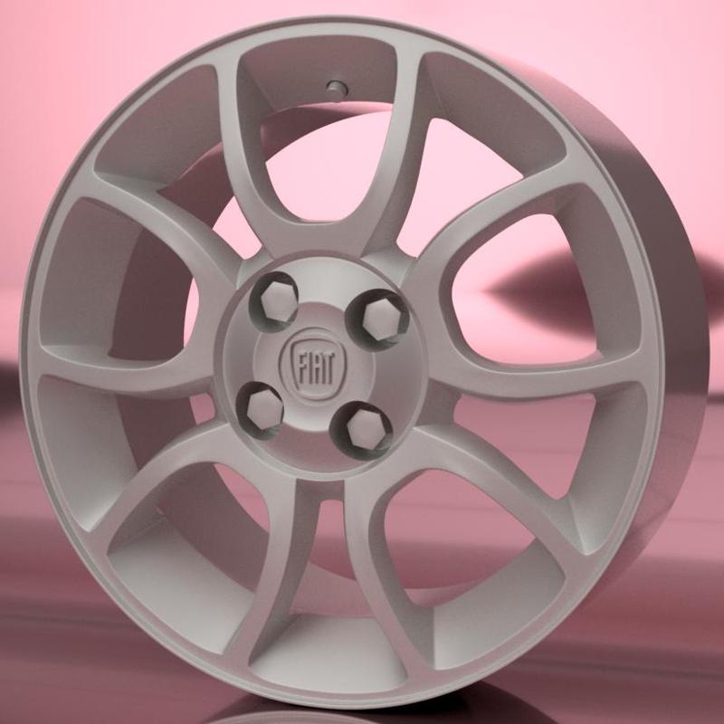 STL  WHEEL FIAT UNO  SPORTING
