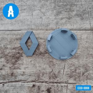 Renault wheel center cover 59mm - Tapa centro rueda renault 59mm