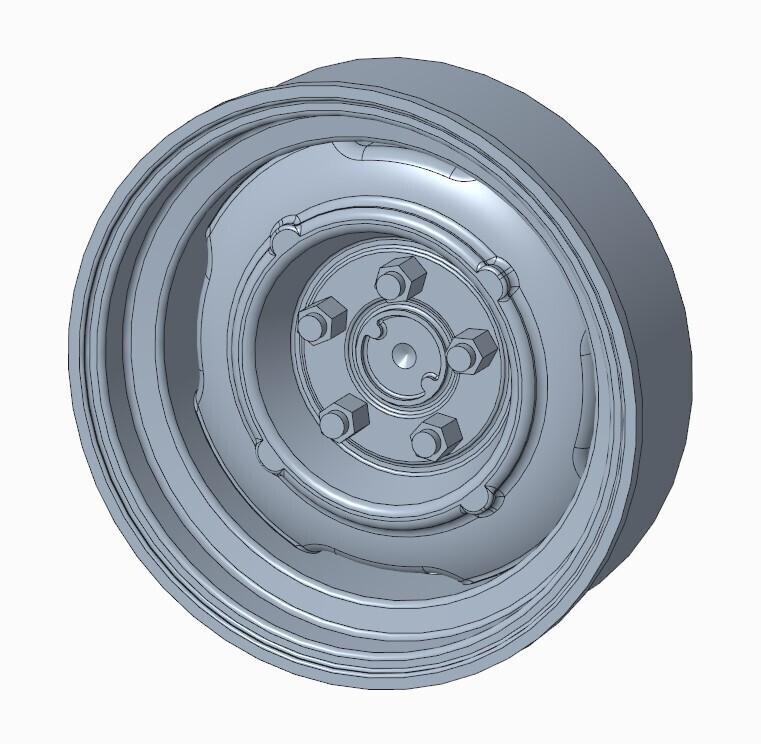 Mopar 15x7" steel wheel