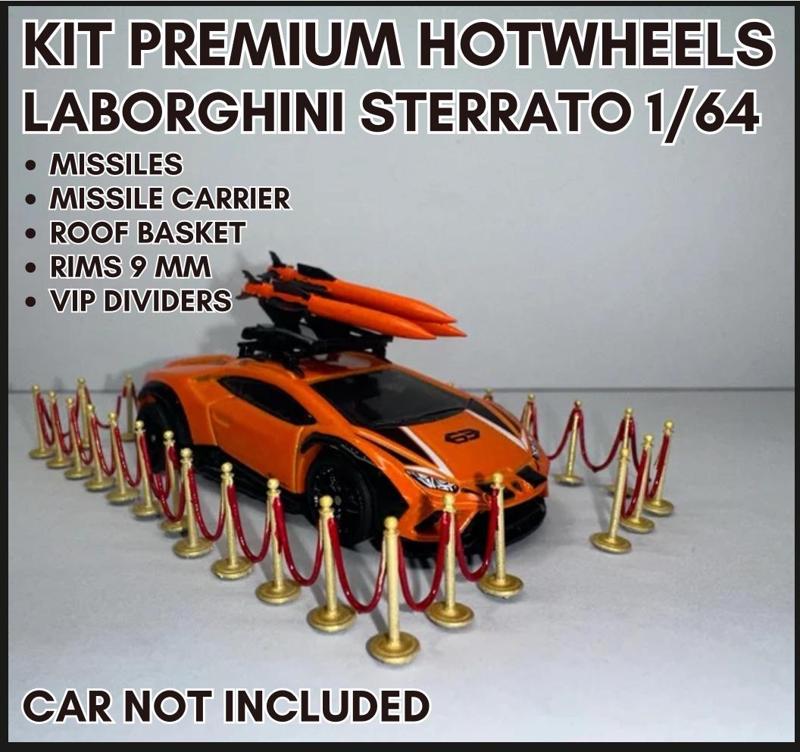 Kit Premium Hotwheels Lamborghini Sterrato 1/64
