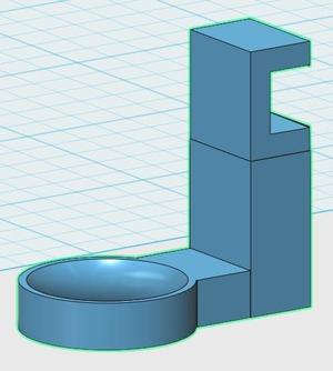 Anycubic Kossel Mini - 18mm Inductive Probe Holder