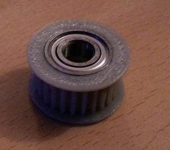 GT2 Pulley / Idler, 26 teeth for 5x12x5 Bearing (605ZZ) and 5x11x5 (685zz)