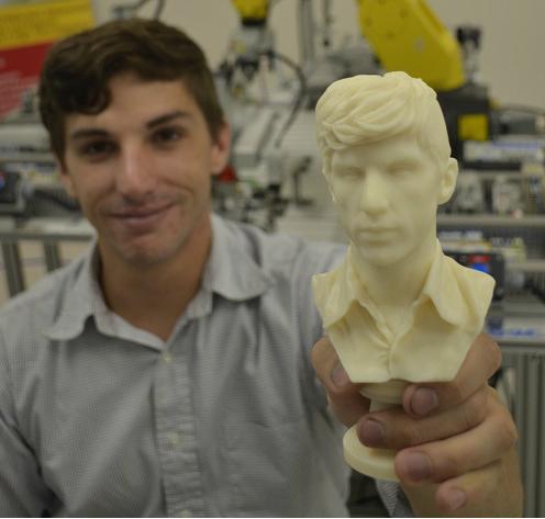 Andrew Sink 3D Scanned and Modeled Bust