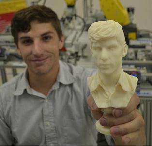 Andrew Sink 3D Scanned and Modeled Bust