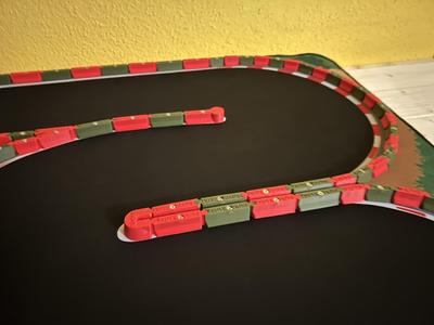 Track barriers suitable for Rc Turbo Racing 1:76