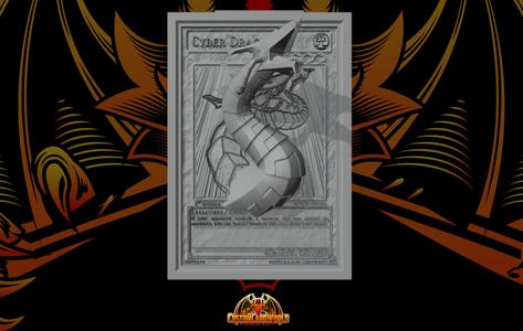 Yugioh Full 3D Card - Cyberdragon