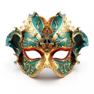 2185Venetian Carnival Mask Color 3D Model  magic