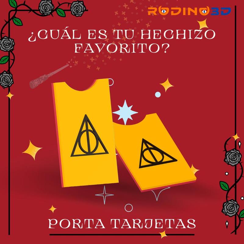 HARRY POTTER DEATHLY HALLOWS CARD HOLDER - HARRY POTTER DEATHLY HALLOWS CARD HOLDER