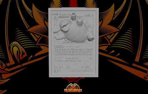 Pokemon Full 3D Card - Blastoise