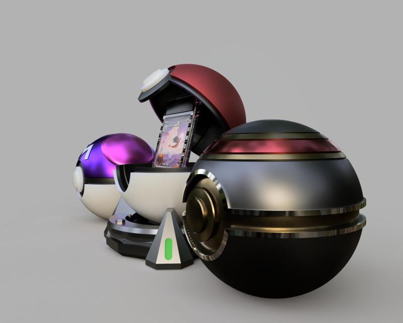 Poke ball Display balls 3 pack - Pokemon