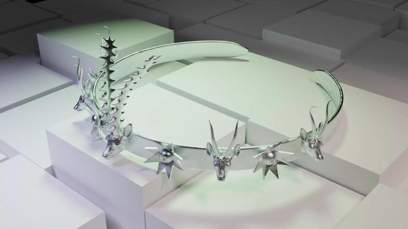 Enchanting Egypt - Golden Gazelles and Stag Headband