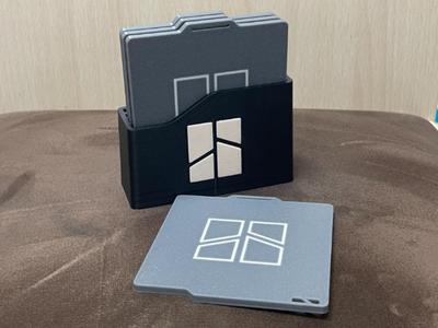 Coasters Bambu build plate Style