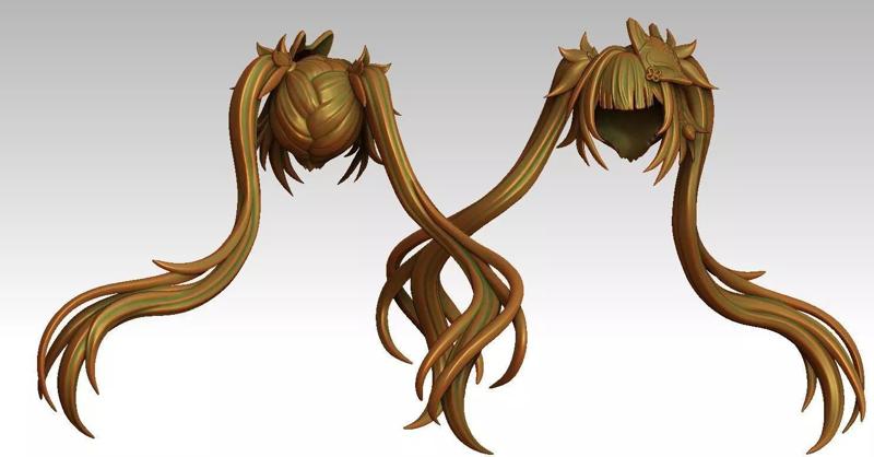 3D Hairstyles for girl V100