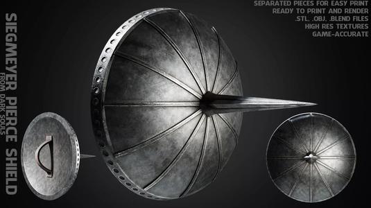 Dark Souls Siegmeyer Pierce Shield for Cosplay