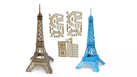 Eiffel tower 3D Model