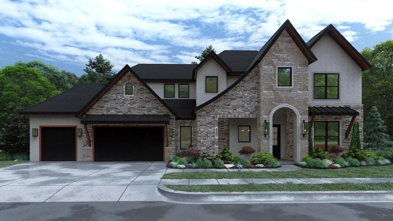 Contemporary House Stl-Dae Digital File 3D Model of the house