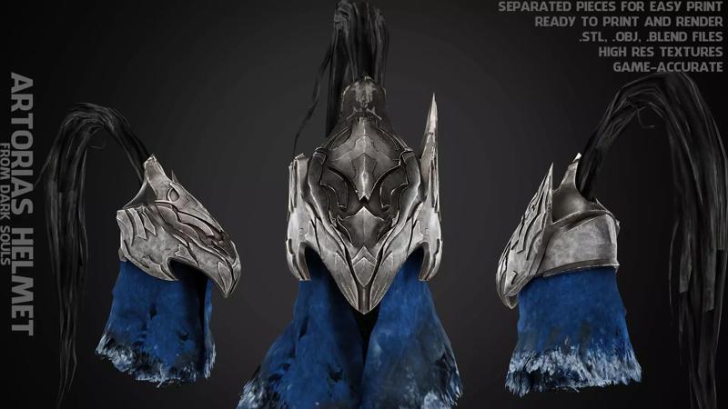 Dark Souls Knight Artorias Abysswalker Helmet for Cosplay