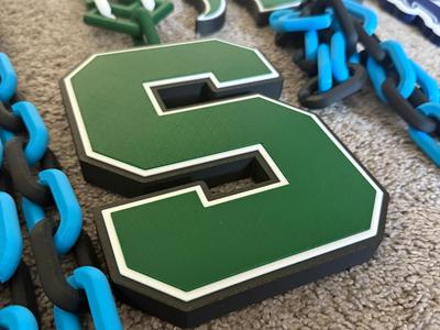 Michigan State Spartan "S" Rally Chain
