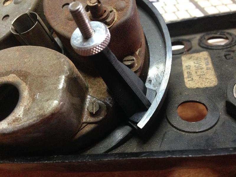 Land Rover series III instrument cluster support