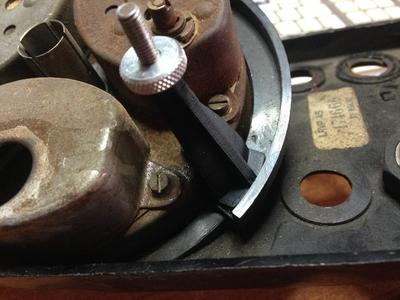 Land Rover series III instrument cluster support