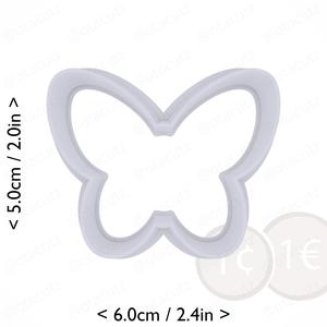 Butterfly Cookie Cutter 2in / 5.1cm