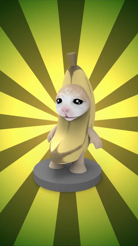 Banana Cat mini meme