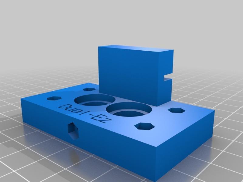[Dual-Ez] - J-head mount for prusa mendel i2
