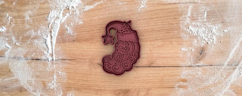 Santa Claus cookie cutter from Christmas