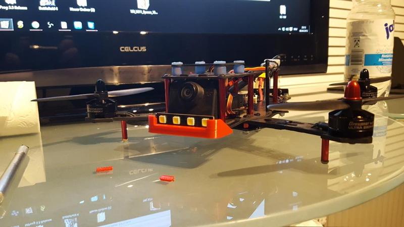 Graupner Alpha 250q race copter LED protection front+rear