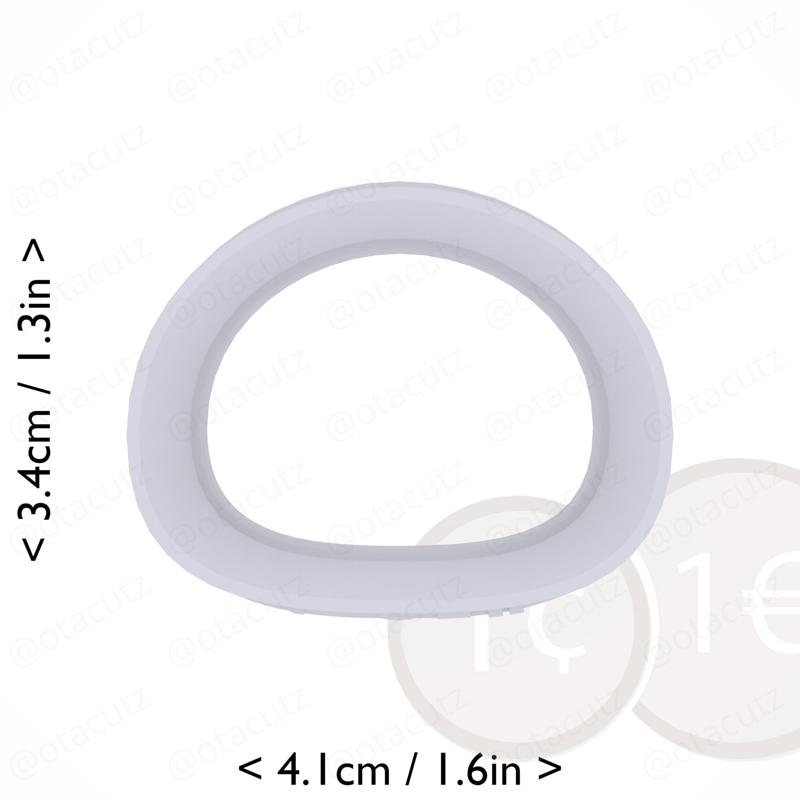 Mochi Cookie Cutter 1.25in / 3.2cm
