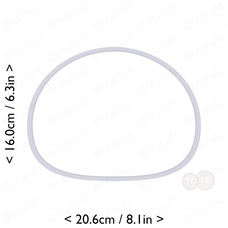 Mochi Cookie Cutter 7.75in / 19.7cm