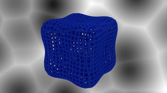 Round Cube Math Art